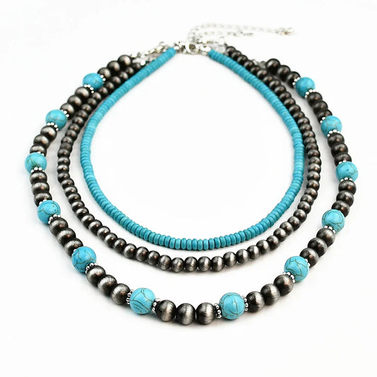 3 Layered Necklace Set