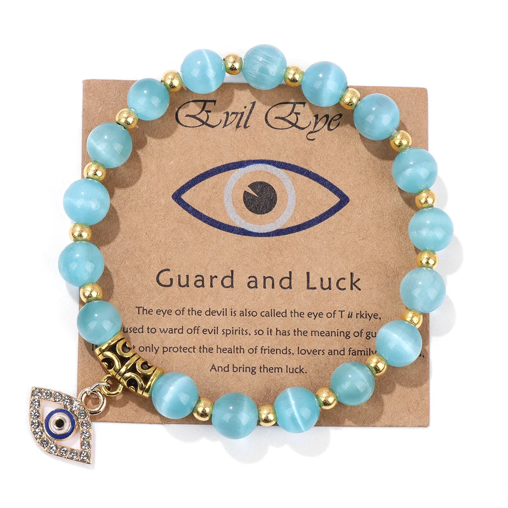Evil Eye Pendant Bracelet