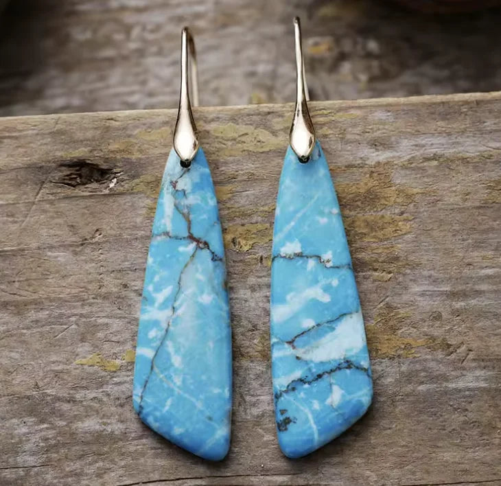 Long Teardrop Earrings