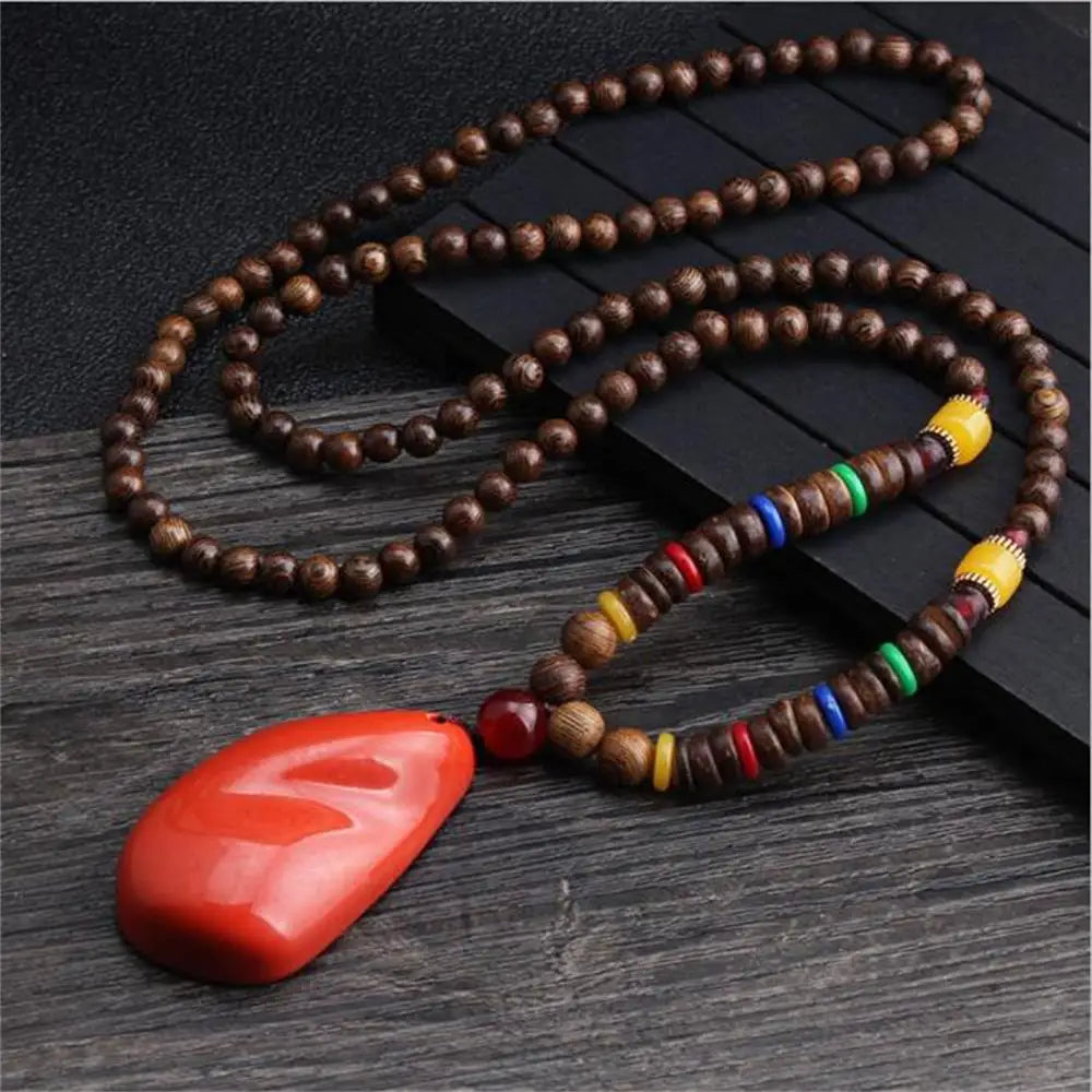 Nepal Buddhist Mala Necklace