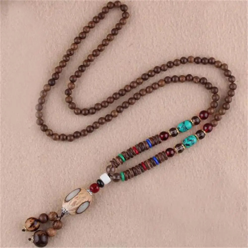 Nepal Buddhist Mala Necklace