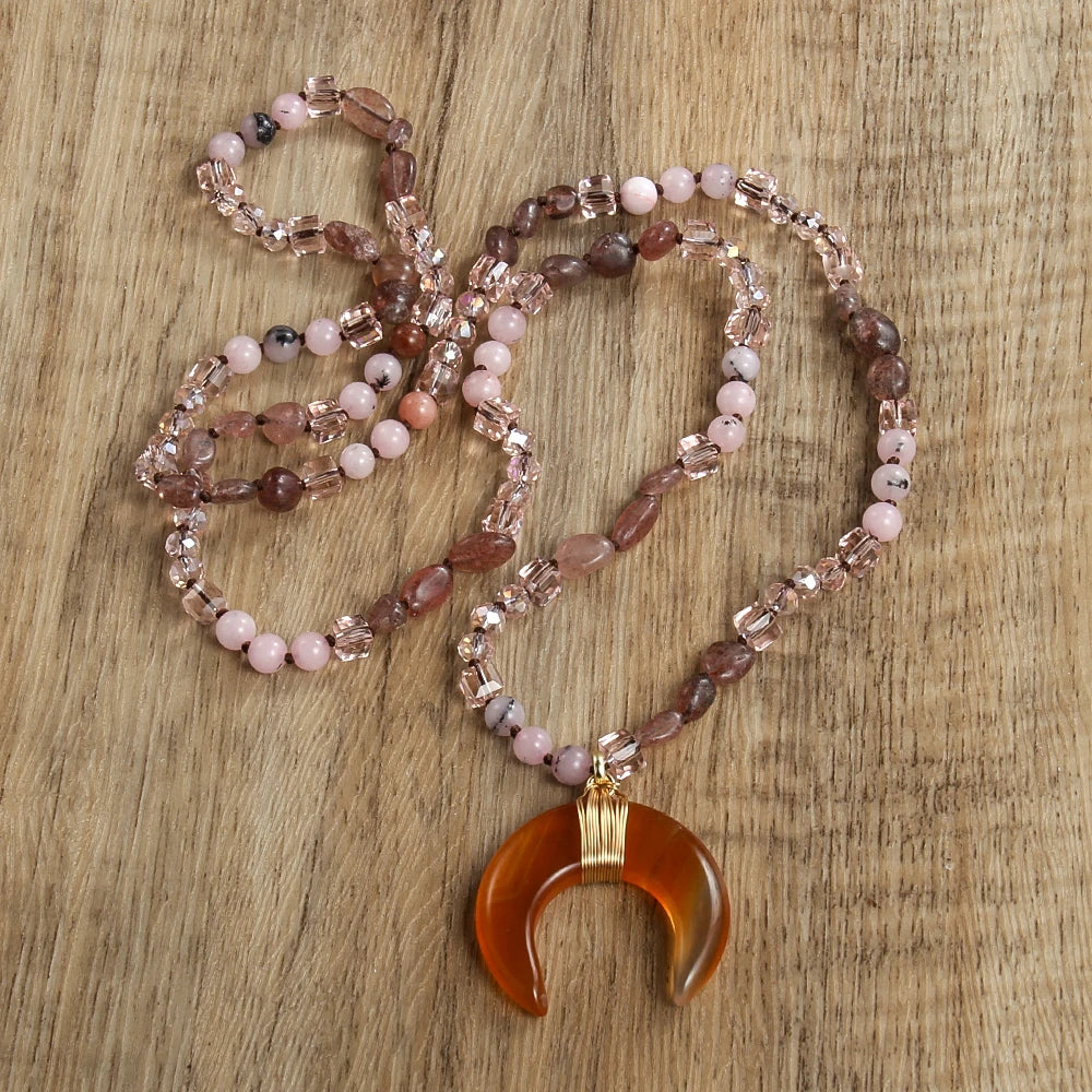 Bull Horn Necklace
