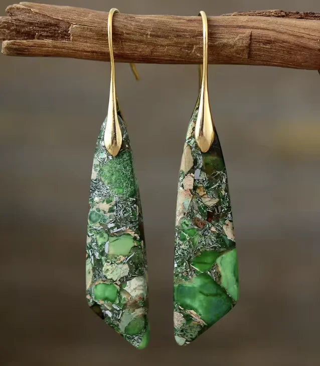Long Teardrop Earrings
