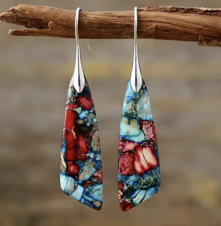 Long Teardrop Earrings