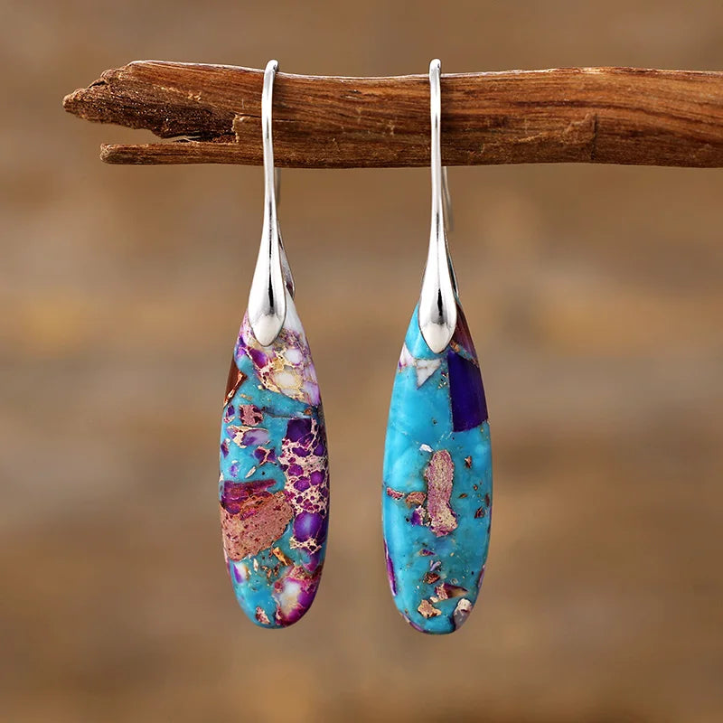 Long Teardrop Earrings