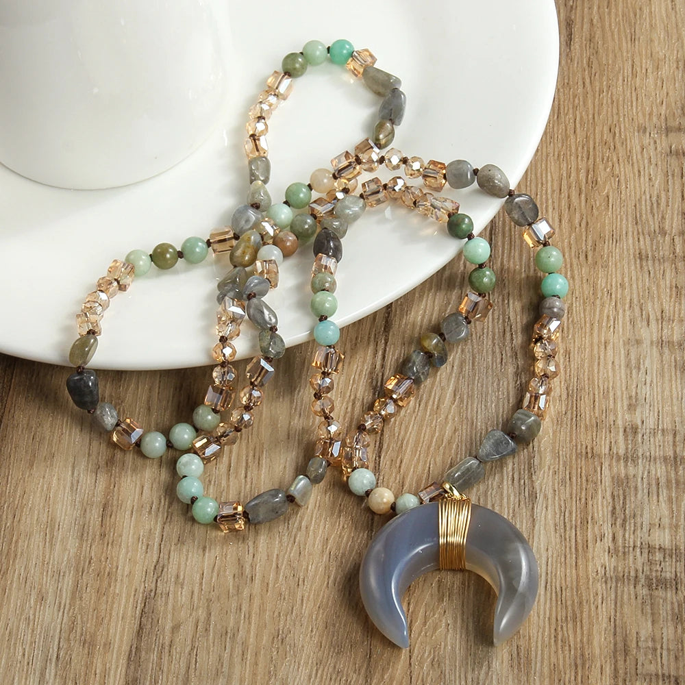 Bull Horn Necklace
