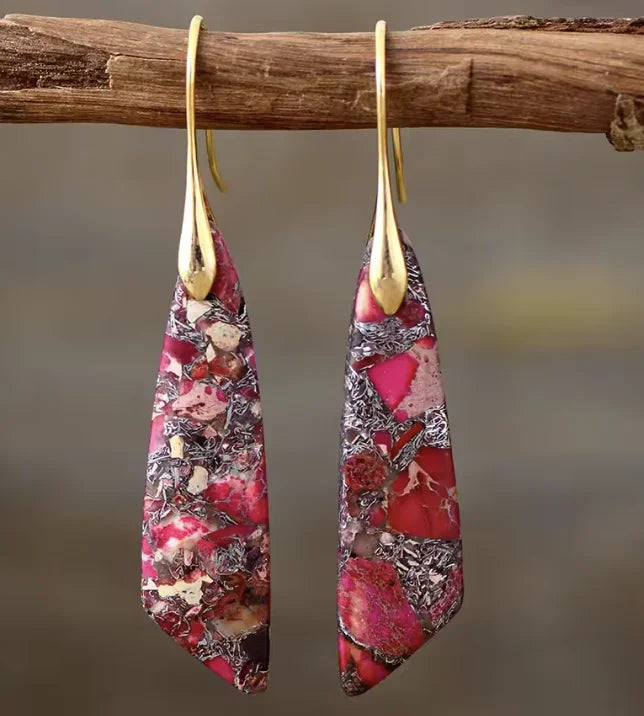Long Teardrop Earrings
