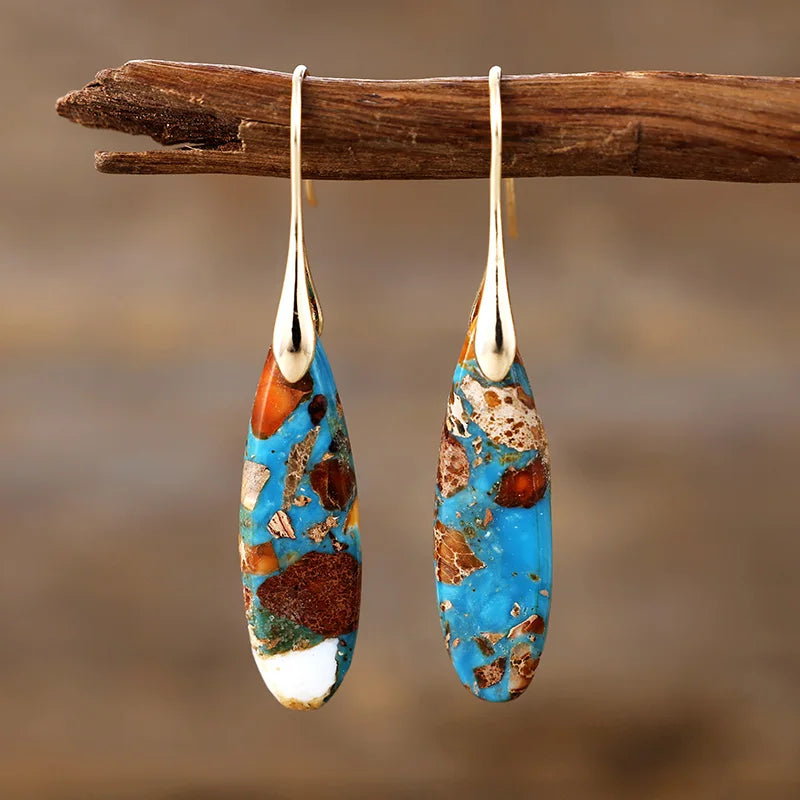 Long Teardrop Earrings