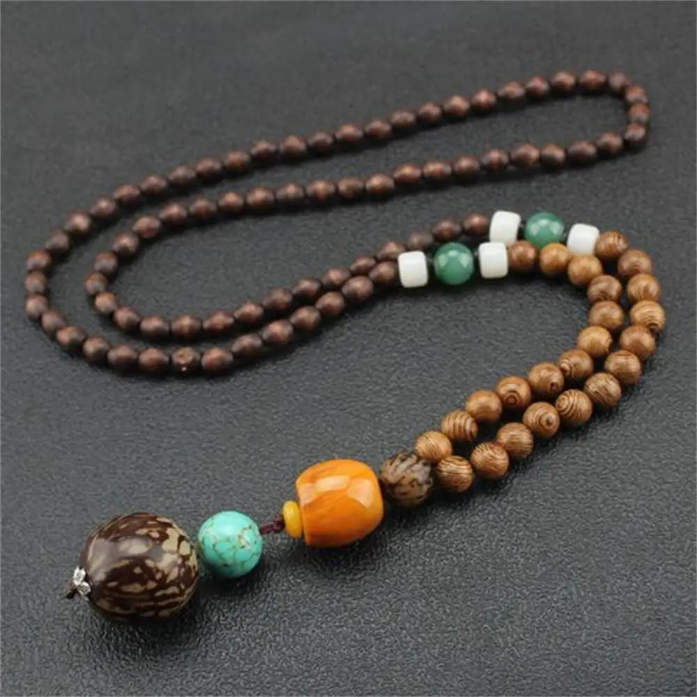 Nepal Buddhist Mala Necklace