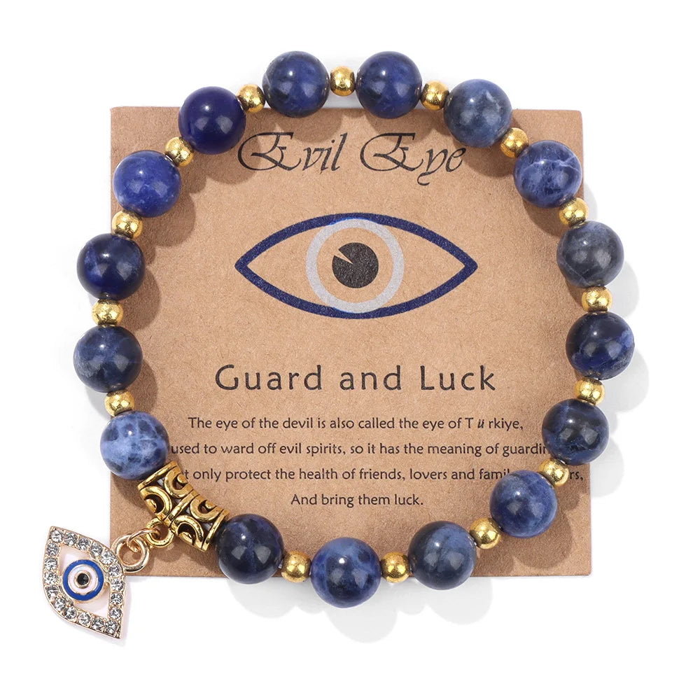 Evil Eye Pendant Bracelet