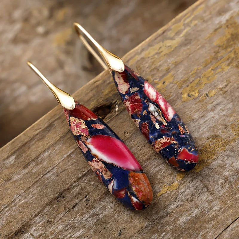 Long Teardrop Earrings