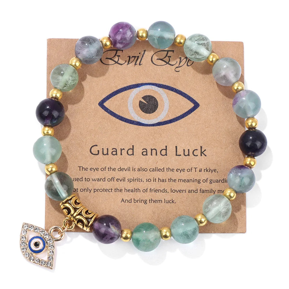 Evil Eye Pendant Bracelet