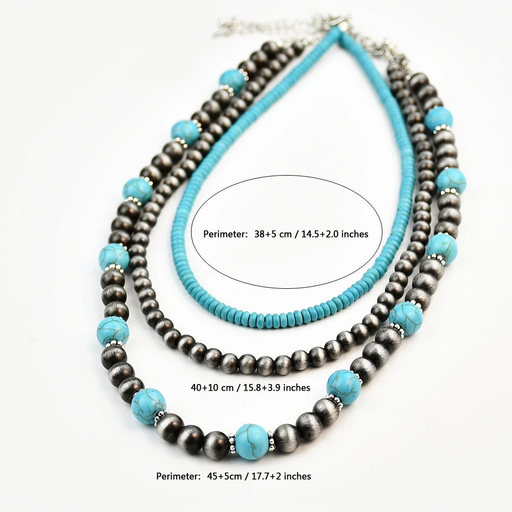 3 Layered Necklace Set