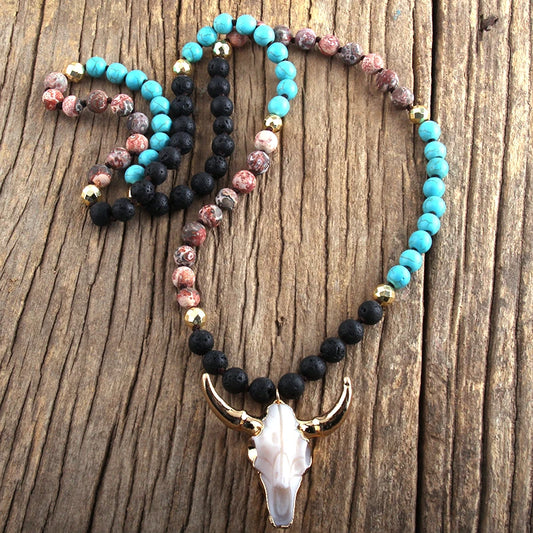 Bohemian Stone Necklace